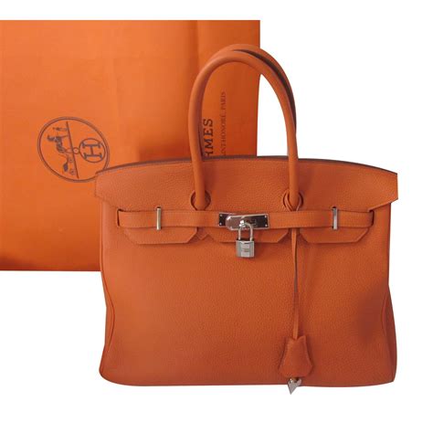 hermes birkin 35 cm in orange|Hermes Birkin handbag outlet.